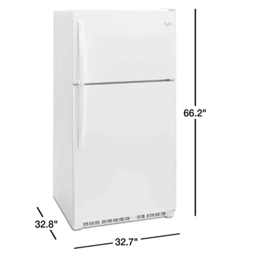 WHIRLPOOL Blanca 20.5' Nevera Top Mount