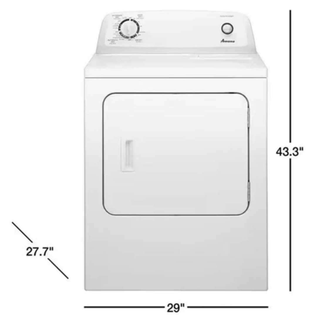 AMANA Secadora 6.5' Gas Carga Frontal