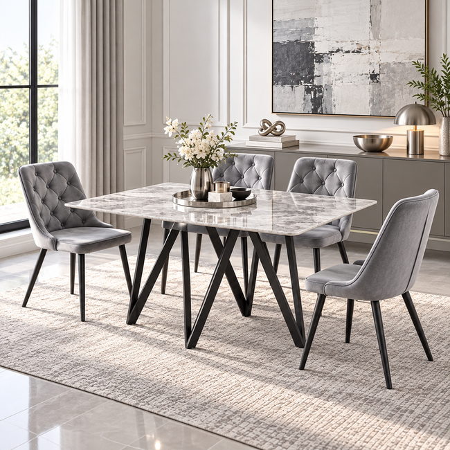 2284 Comedor Rectangular 4 Sillas