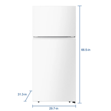 Cargar imagen en el visor de la galería, HISENSE Blanca 18' Nevera Top Mount
