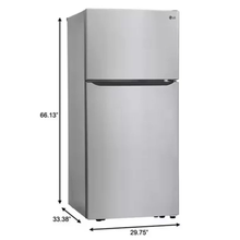Cargar imagen en el visor de la galería, LG Stainless Steel 20' Nevera Top Mount Inverter
