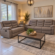 8006 Sofa & Love Seat Reclinable